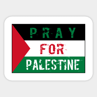 Pray for Palestine Flag Sticker